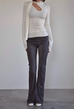 Штаны из экозамши