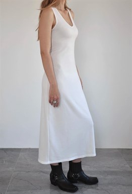 Платье из вязаного трикотажа