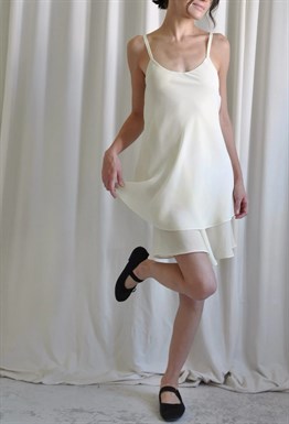 Платье-комбинация мини