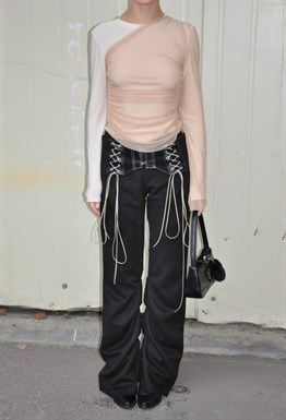 Брюки со сборками