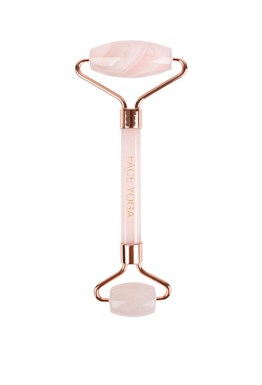 Роллер для лица из розового кварца