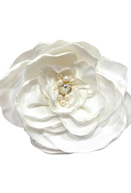 Заколка для волос "Шелковый пион"