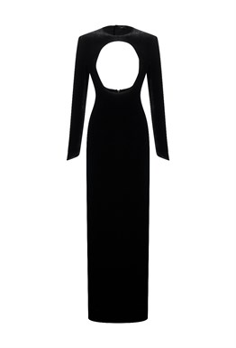 Платье из бархата