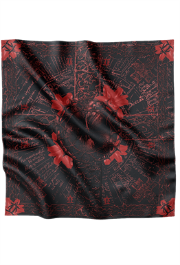 Платок с принтом