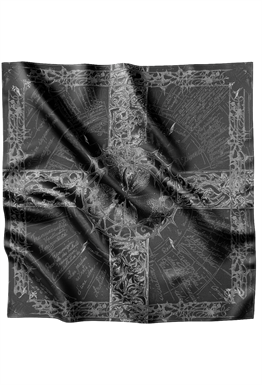 Платок с принтом