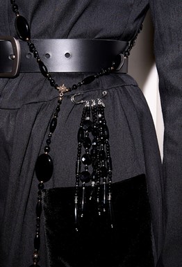 Ожеброшь из черного агата