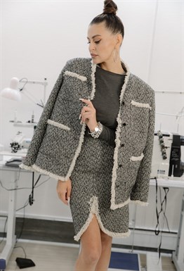 Юбка BOUCLÉ SKIRT