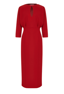 Платье с вырезом