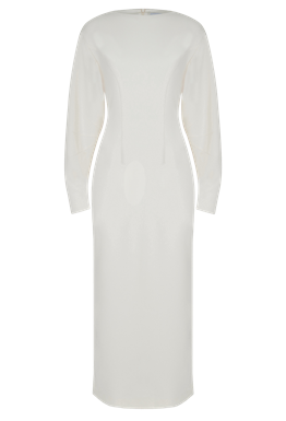 Платье с объёмным рукавом