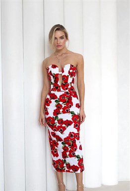 MIA корсетное платье c цветочным принтом