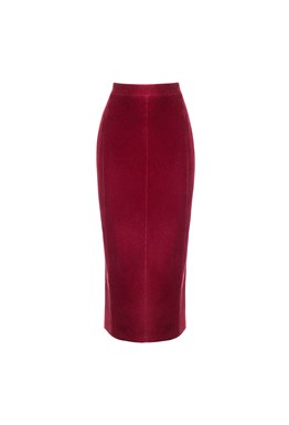 “Velvet moon” Юбка миди годе из шелковистого бархата