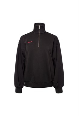 «Half Zip in love» Толстовка с вышивкой