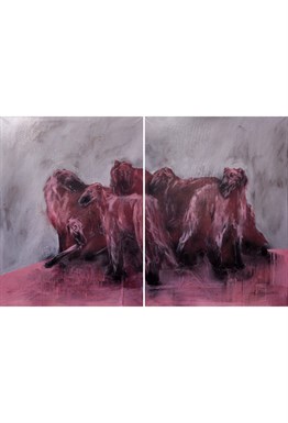 Картина PINK ( Diptych)