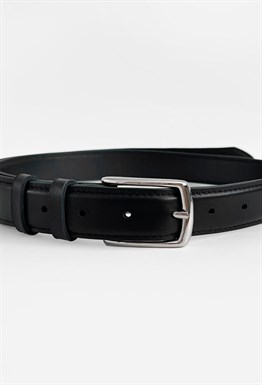 Ремень базовый с подиумом черный