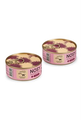 Консервированный корм для кошек Nosy, Набор 6 шт, "Говядина"