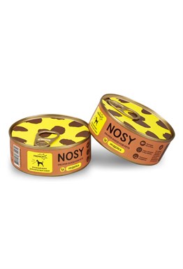 Консервированный корм для собак Nosy, Набор 6 шт, "Индейка"
