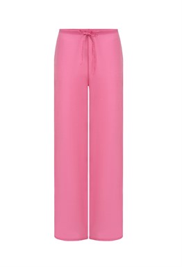 Розовые брюки из хлопка