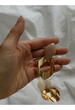 Серьги под золото
