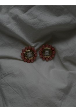 Серьги под золото