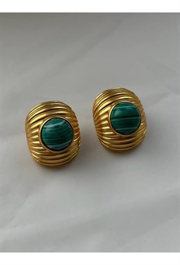 Серьги под золото