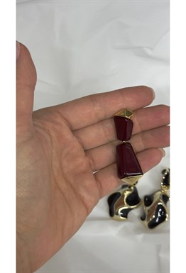 Серьги под золото