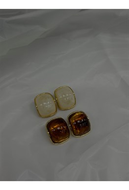 Серьги под золото