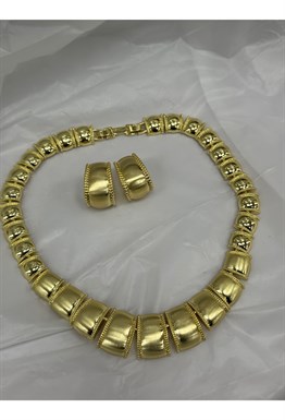 Серьги под золото