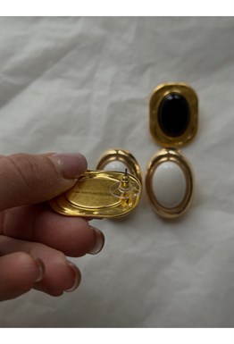 Серьги под золото