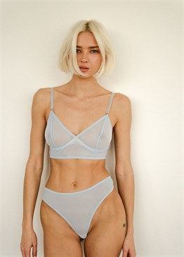 Высокие стринги Light Blue