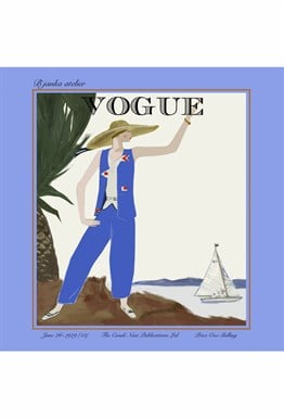 Платок Vogue June 1929, 100% шёлк