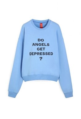 свитшот DO ANGELS GET DEPRESSED?