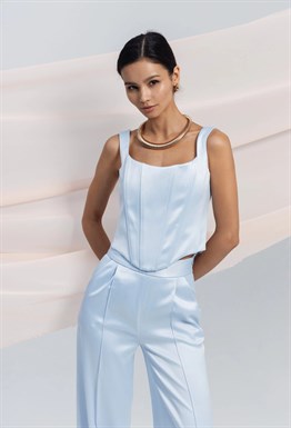 Корсет Love из атласа