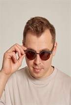 Очки JERRY 8 Brown wood - фото 101380