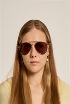 Очки AVIATION Gold - фото 102218