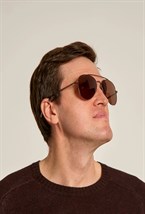 Очки AVIATION Brown - фото 102229