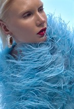 Жакет из пера “Blue dreams” - фото 102400