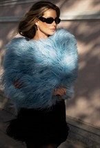 Жакет из пера “Blue dreams” - фото 102402