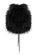 Топ из пера страуса «black swan» - фото 102430