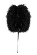 Топ из пера страуса «black swan» - фото 102431