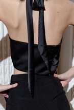 Кроп-топ на лентах - фото 102470