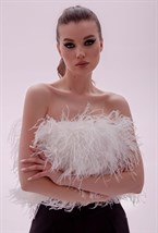 Топ из пера страуса - фото 102496