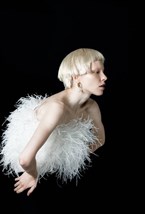 Топ из пера страуса - фото 102498