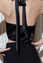 Кроп-топ на лентах - фото 102815