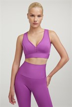 Топ Classic Cropped Total Berry - фото 102990