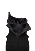 Платье-футляр с прозрачными вставками - фото 103059