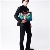 Портфель горизонтальный "Человек в котелке" - фото 103423