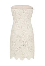 Платье мини с узором - фото 105727