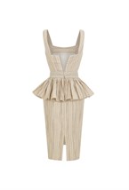 Платье с баской - фото 105740