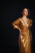 Платье с пайетками - фото 105836