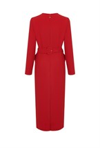 Платье с поясом - фото 105839